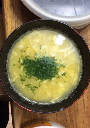 中華風コーンスープ（普通のコーン缶使用)-レシピのメイン写真