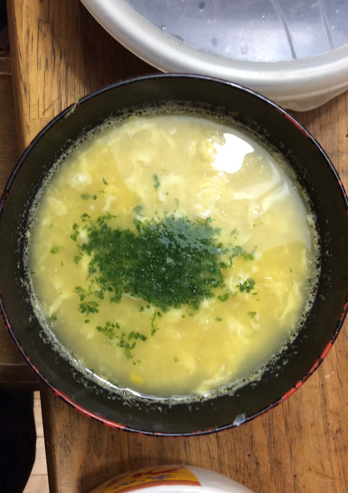 中華風コーンスープ（普通のコーン缶使用)-レシピのメイン写真
