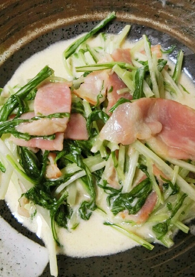 水菜のマヨぽん合え-レシピのメイン写真
