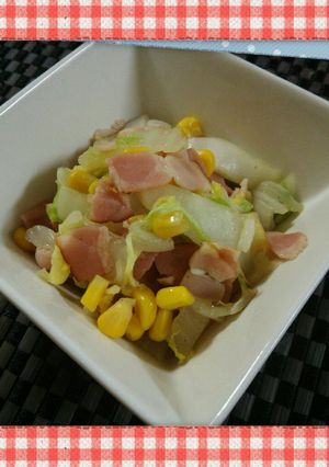 ★水も油も使わない白菜の簡単レシピ★-レシピのメイン写真
