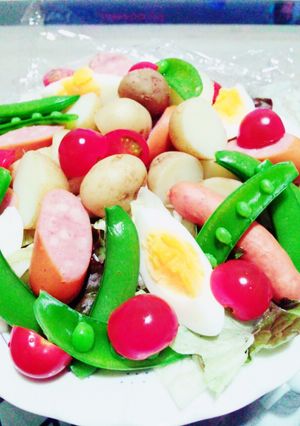 春野菜のホットサラダ♡-レシピのメイン写真