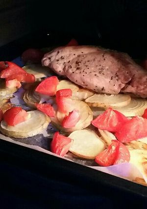 ☆豚肉と野菜のオーブン焼き☆-レシピのメイン写真