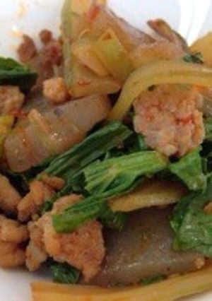 セロリとコンニャクの豆板醬炒め-レシピのメイン写真