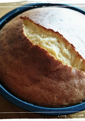 余熱なし!ぐりとぐら風ケーキ♪-レシピのメイン写真