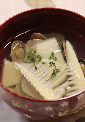 筍とあさりの白だしお吸い物【簡単！時短】-レシピのメイン写真