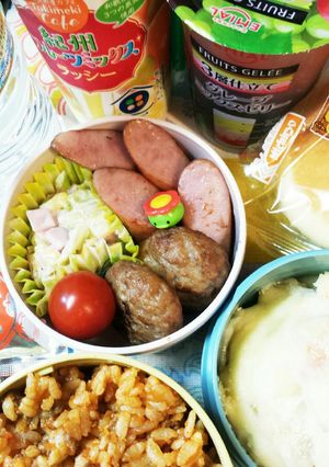 高校サッカー小僧弁当その185♪-レシピのメイン写真