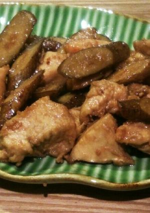 鶏ごぼう-レシピのメイン写真