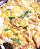 豆腐とちくわの卵とじ☆揚げ玉入り☆