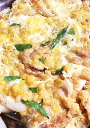 豆腐とちくわの卵とじ☆揚げ玉入り☆-レシピのメイン写真