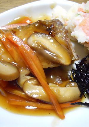 天然ぶりの薄衣甘酢かけ-レシピのメイン写真