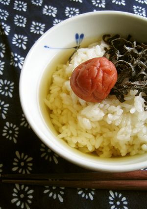 冷たぁ~い*麦茶のお茶漬け-レシピのメイン写真