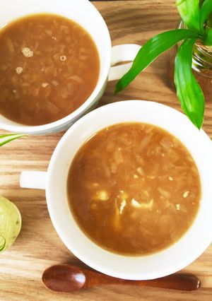 食べる前から美味しいオニオンスープ♪-レシピのメイン写真