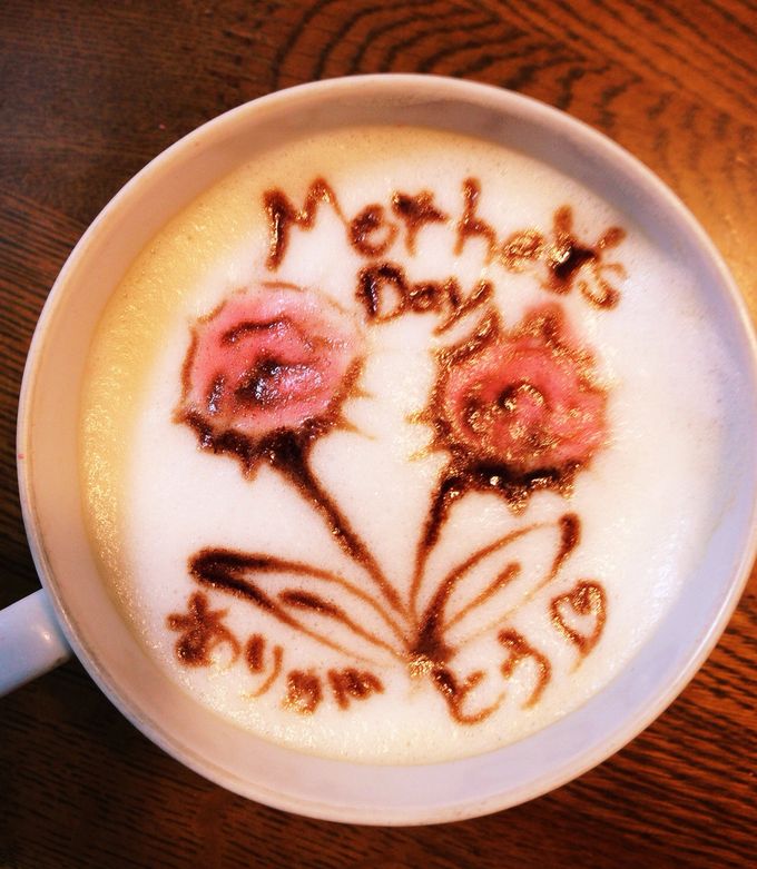 最後一点♡未使用　大人気のラテアートスタンプ＆ダイ　スタンピンアップ スタンドスティッカー 【クマのラテアート】 №779の作品情報｜口と足で