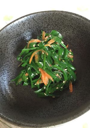モリモリ！シャキシャキにらナムル-レシピのメイン写真