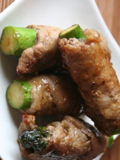アスパラの豚肉巻き♡柚子胡椒照り焼き-レシピのメイン写真