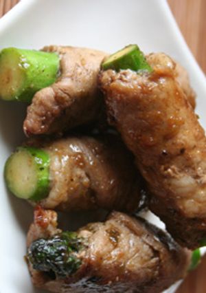 アスパラの豚肉巻き♡柚子胡椒照り焼き-レシピのメイン写真