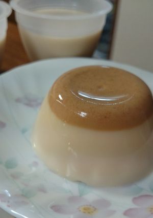 レンジで作るきな粉プリン-レシピのメイン写真