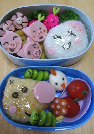はなはなマロンとメロディーヌ弁当-レシピのメイン写真