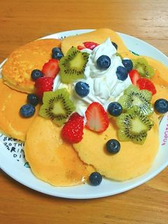 HMで作るハワイアン風パンケーキ-レシピのメイン写真