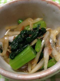 アスパラ菜と新たまねぎの和えもの-レシピのメイン写真