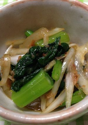 アスパラ菜と新たまねぎの和えもの-レシピのメイン写真