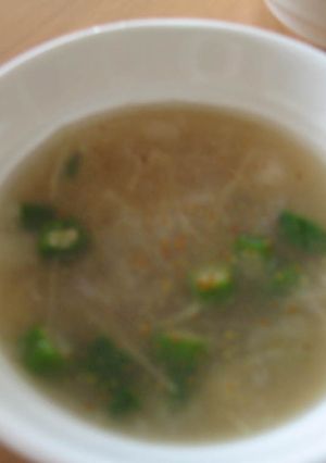 オクラと長いもの冷たいスープ-レシピのメイン写真