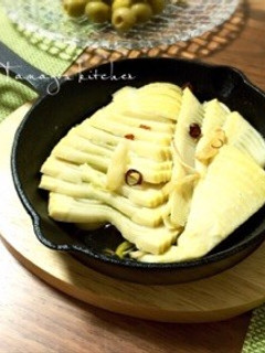 おつまみに♫筍のアヒージョ〜❣️-レシピのメイン写真