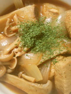 簡単!鶏むね肉ときのこの洋風煮込み♪-レシピのメイン写真