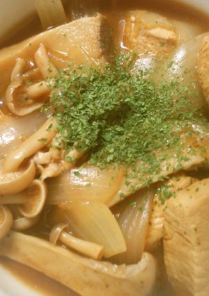 簡単！鶏むね肉ときのこの洋風煮込み♪-レシピのメイン写真