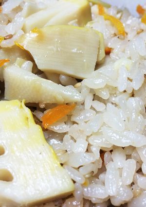 中華おこわ風☆たけのこご飯-レシピのメイン写真
