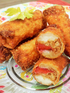 苺チーズケーキの春巻き-レシピのメイン写真