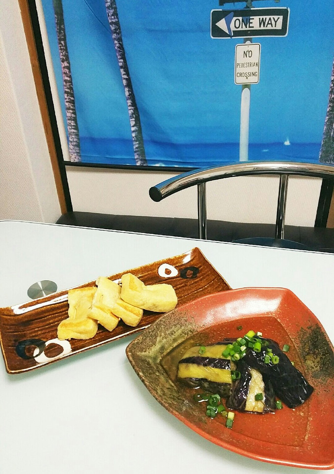 油揚げの包み焼きと揚げ茄子の煮浸し-レシピのメイン写真