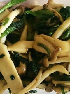 【簡単】えりんぎ、きのこのほうれん草炒め-レシピのメイン写真