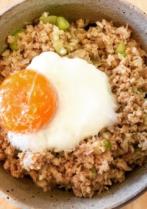 ずぼらさんの為の鶏そぼろ丼-レシピのメイン写真
