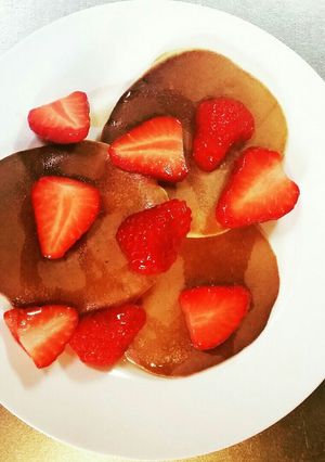 ヘルシーふわもちパンケーキ-レシピのメイン写真