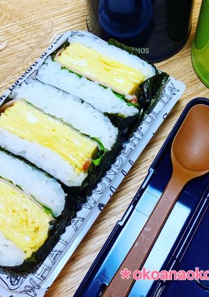 DAISOデコ寿司の型で作るおにぎらず-レシピのメイン写真
