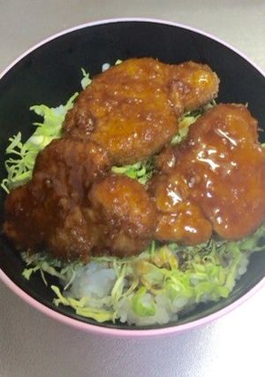 超簡単！ソースカツ丼-レシピのメイン写真