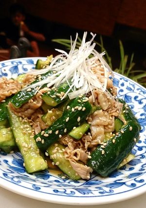 豚しゃぶときゅうりのゴマにんにく醤油-レシピのメイン写真