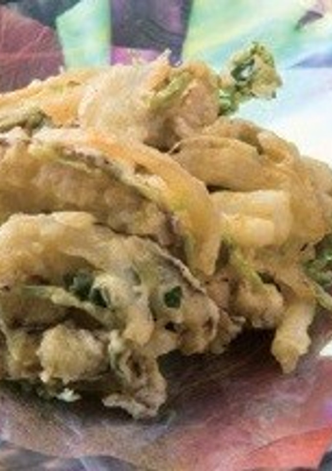 牡蠣と野菜のカレー風味かき揚げ-レシピのメイン写真