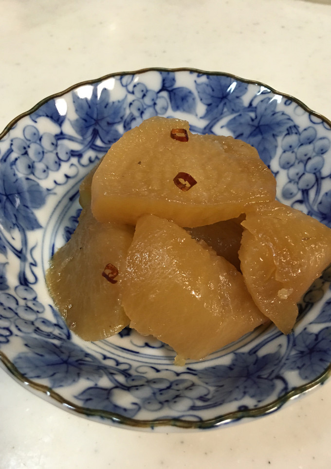 ぽたぽた大根だけの煮付け-レシピのメイン写真