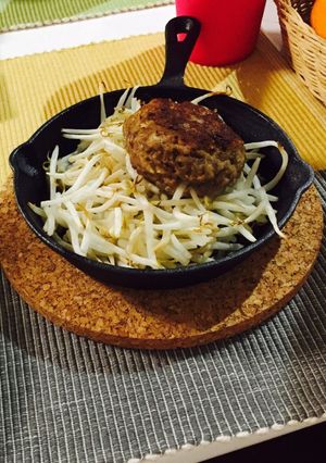ニトスキ6インチでハンバーグ-レシピのメイン写真
