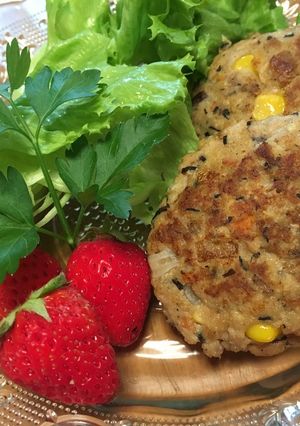 ひじきDEハンバーグin豆腐-レシピのメイン写真