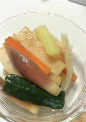 サラダ風ピクルス 玉ねぎ入り中華風-レシピのメイン写真