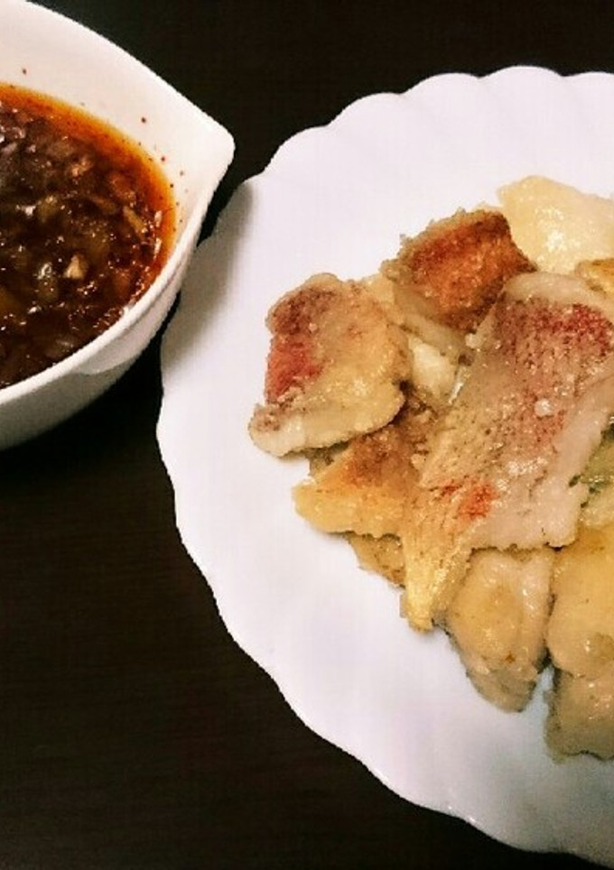 冷凍赤魚の竜田揚げ～玉ねぎのタレで～-レシピのメイン写真