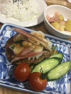 青しそドレッシングで・おろしハンバーグ-レシピのメイン写真