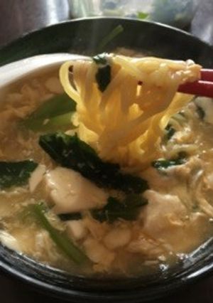 豆腐と卵のトロトロラーメン-レシピのメイン写真