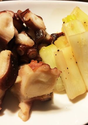 タコとネギのオリーブオイル焼き♪-レシピのメイン写真
