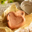 ハートのダブルチョコレートマフィン