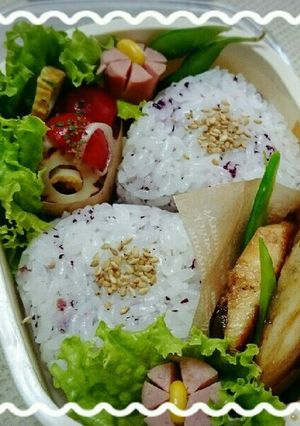女子高生 お弁当⑥鰤の照り焼き弁当-レシピのメイン写真