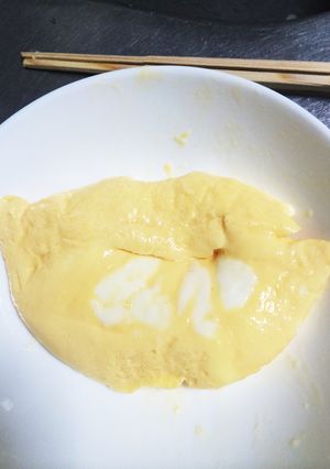 レンジで卵オムレツ-レシピのメイン写真